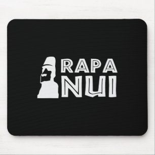 Rapa Nui Moai Easter Island Polynesia Happy Easter Mouse Pad