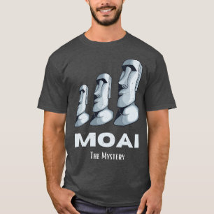 Rapa Nui Moai Easter Island Statues Heads Mystery T-Shirt