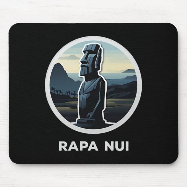 Rapa Nui  Mouse Pad (Front)