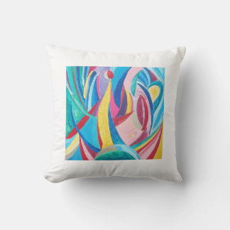 Raphael Сanossa Pillow Vibrant Cubism