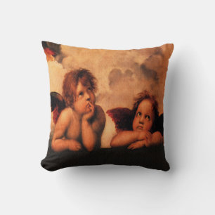 Raphael Angelic Cherub Art Cushion