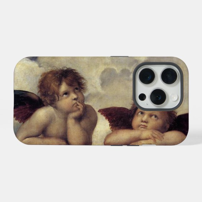 Raphael Angels iPhone Case (Back Horizontal)