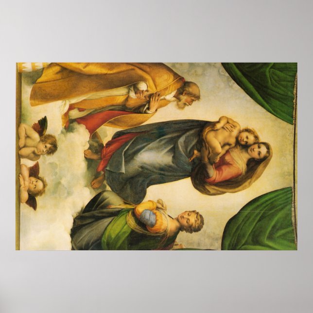 Raphael Art Work Painting Poster (Front)