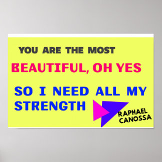 Raphael Canossa Most Beautiful Poster