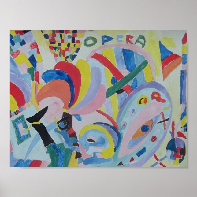 Raphael Canossa Paris Opera poster (Front)