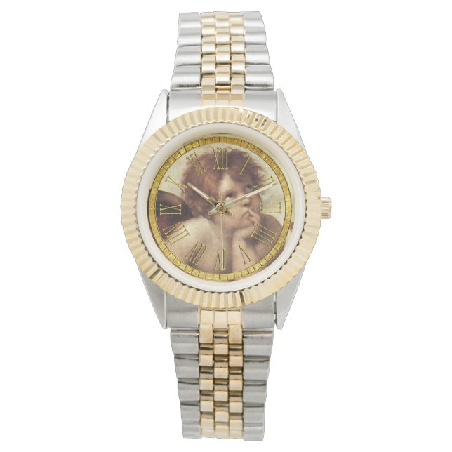 Raphael Cherub Sistine Chapel Watch (Front)