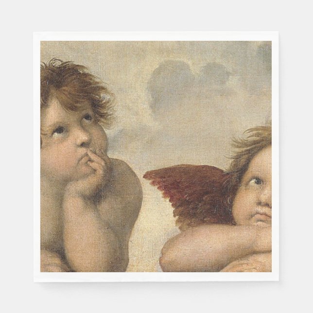 Raphael Cherubs Angels Napkin (Front)