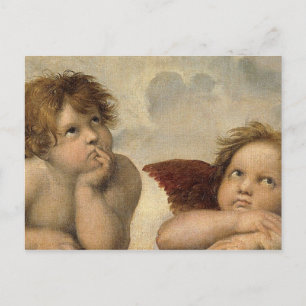 Raphael Cherubs Angels Postcard