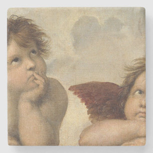 Raphael Cherubs Angels Stone Coaster
