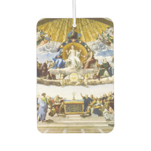 Raphael Disputation of the Holy Sacrament Art Car Air Freshener