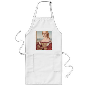 Raphael Lady and the Unicorn Classic fine art Long Apron