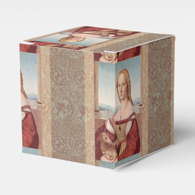 Raphael Lady and Unicorn Classic Favour Box (Front Side)
