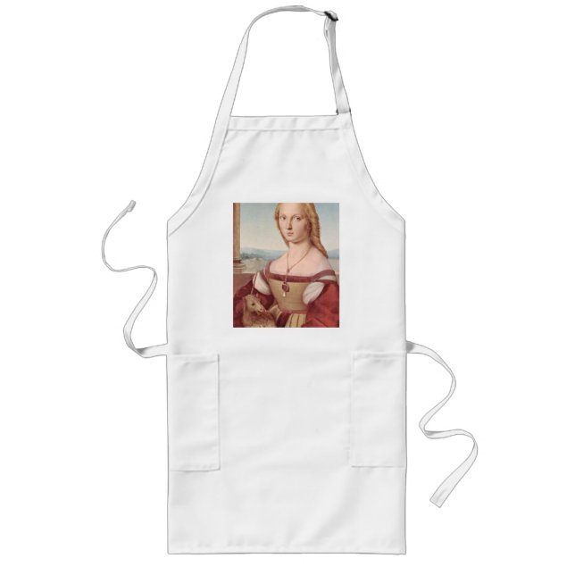 Raphael Lady and Unicorn Classic Long Apron (Front)