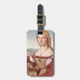 Raphael Lady and Unicorn Classic Luggage Tag