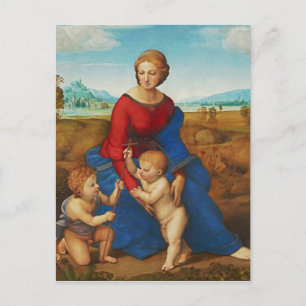 Raphael: Madonna in the Meadow Postcard