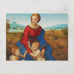 Raphael: Madonna in the Meadow Postcard