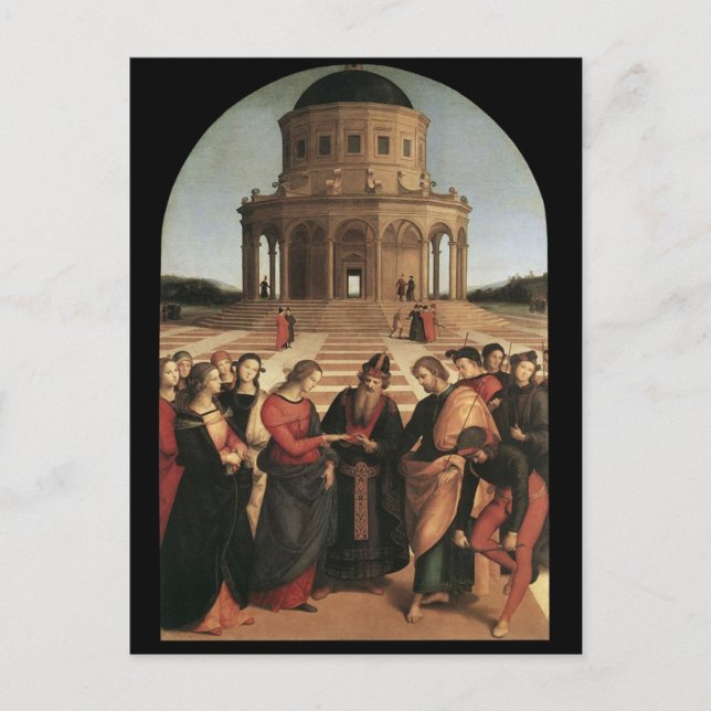 Raphael Marriage of the Virgin Postcard (Front)