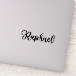 Raphael Name - Handwritten Calligraphy