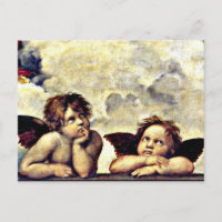 Raphael: Putti, Detail from the Sistine Madonna