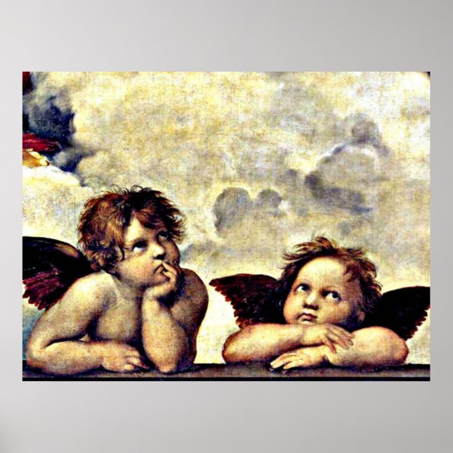 Raphael: Putti, Detail from the Sistine Madonna, Poster (Front)