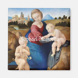 Raphael Raffaello Madonna and Child Infant Saint Magnet