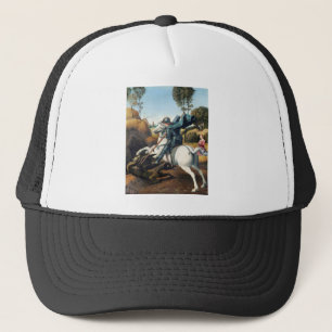 Raphael Raffaello Saint George and the Dragon Trucker Hat
