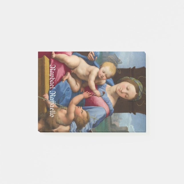 Raphael Raffaello The Garvagh Madonna painting Post-it Notes (Front)