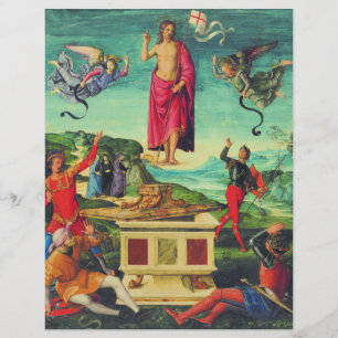 Raphael Resurrection Of Jesus Christ Art Flyer