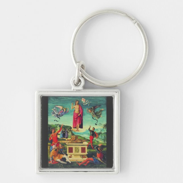 Raphael Resurrection Of Jesus Christ Art Key Ring (Front)