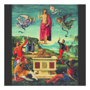 Raphael Resurrection Of Jesus Christ Art Photo Print