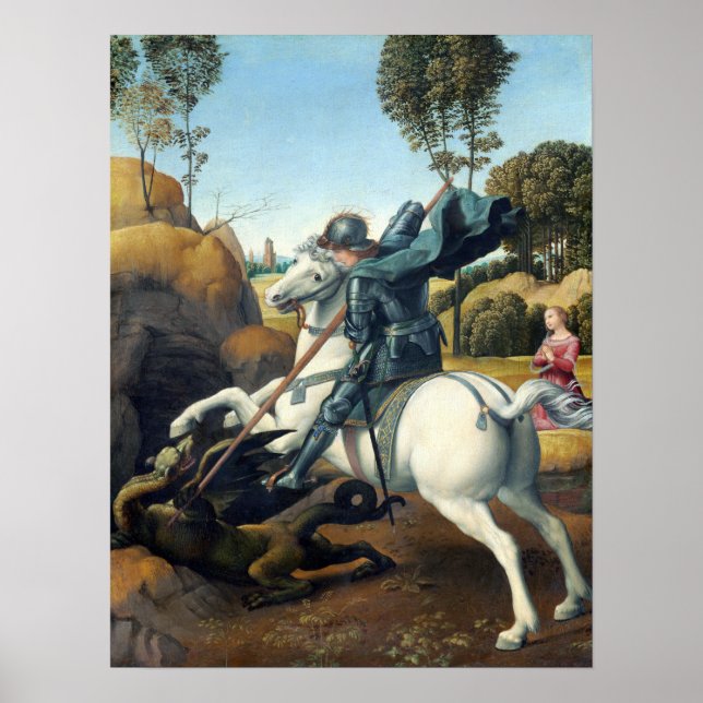 Raphael Saint George and the Dragon Poster (Front)