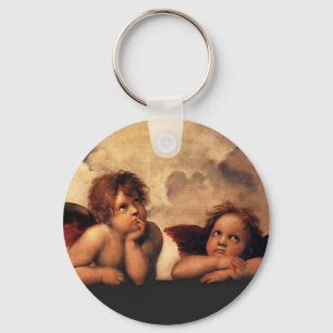 Raphael Sanzio - Angels (Detail) Key Ring