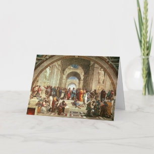 Raphael - School of Athens Card