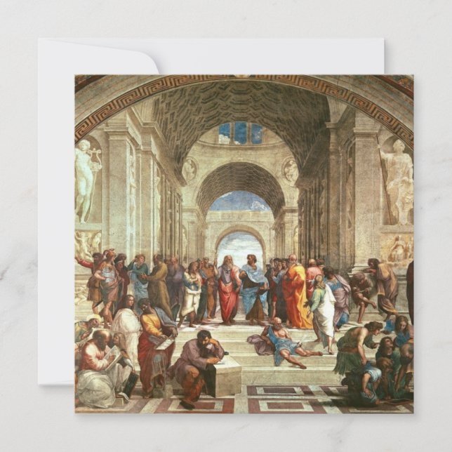 Raphael - School of Athens Card (Front)