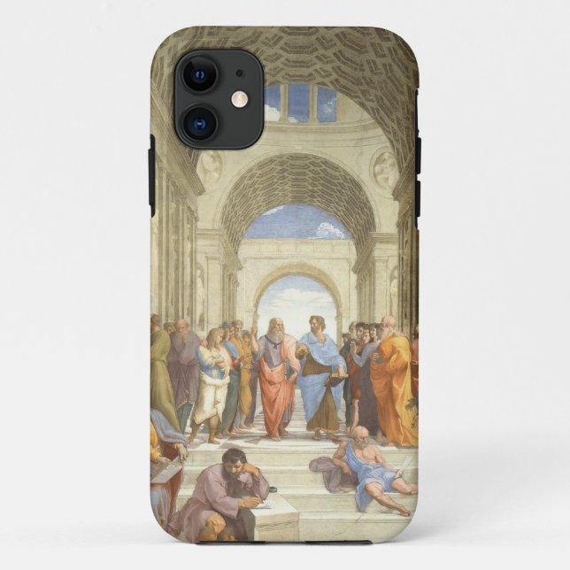 Raphael - School of Athens Case-Mate iPhone Case (Back)