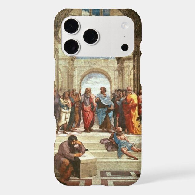Raphael - School of Athens, famous painting (Back)