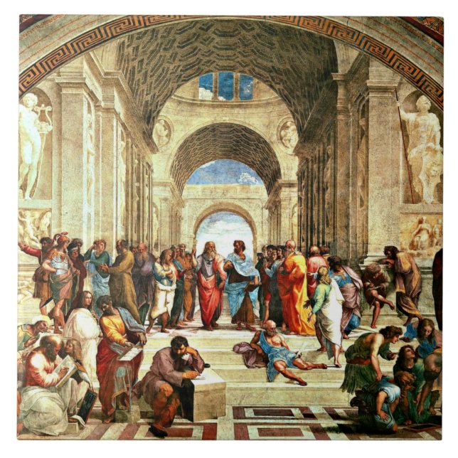 Raphael - School of Athens Tile (Front)