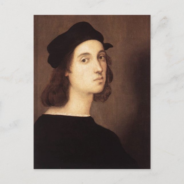 Raphael Self-Portrait postcard (Front)
