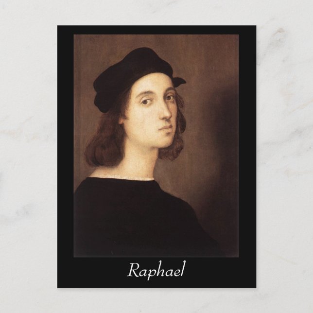 Raphael - Self-Portrait Postcrd Postcard (Front)