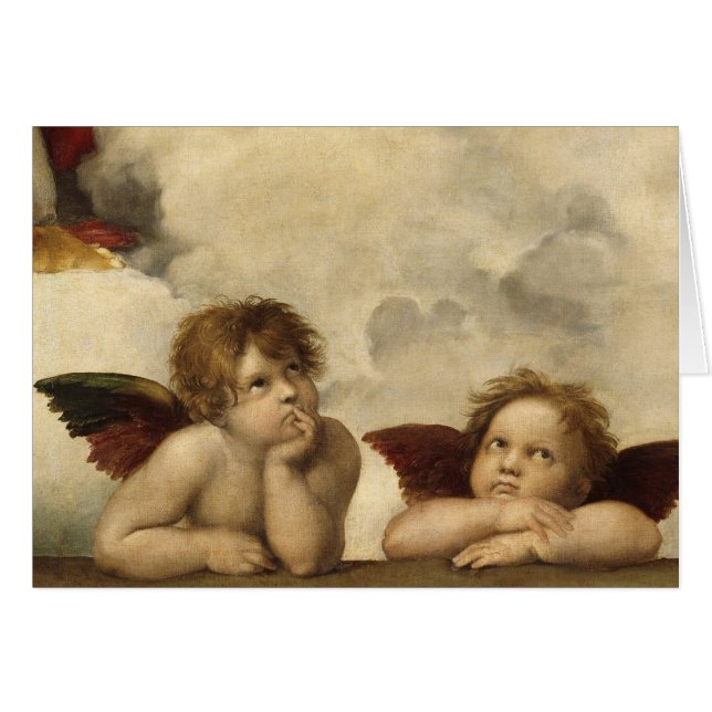 Raphael,Sistine Cherub (Front Horizontal)