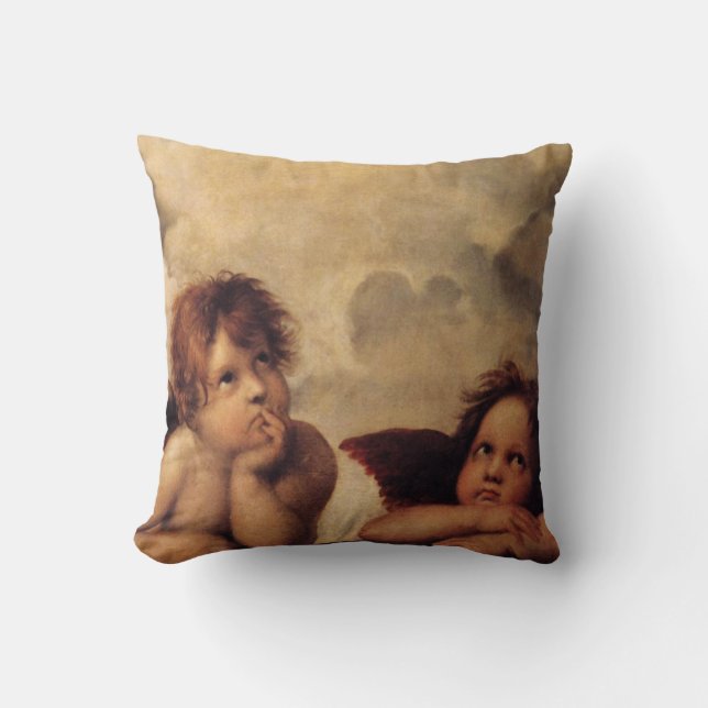 Raphael, Sistine Cherub Cushion (Front)