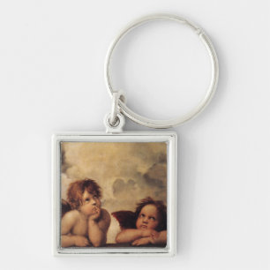 Raphael,Sistine Cherub Key Ring