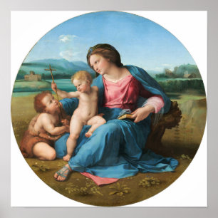 Raphael - The Alba Madonna Poster