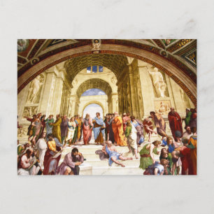 Raphael, The School of Athens (1509) Postcard