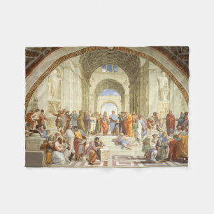 Raphael - The school of Athens 1511 Fleece Blanket