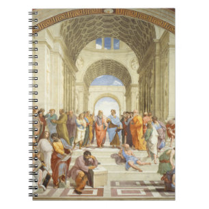 Raphael - The school of Athens 1511 Spiral Notebook