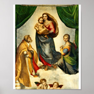 Raphael - The Sistine Madonna Poster