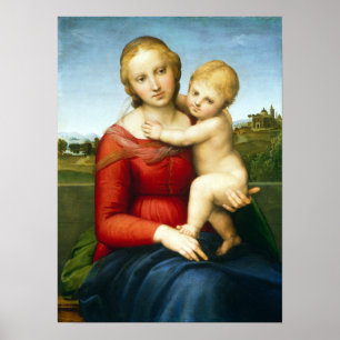 Raphael The Small Cowper Madonna Poster