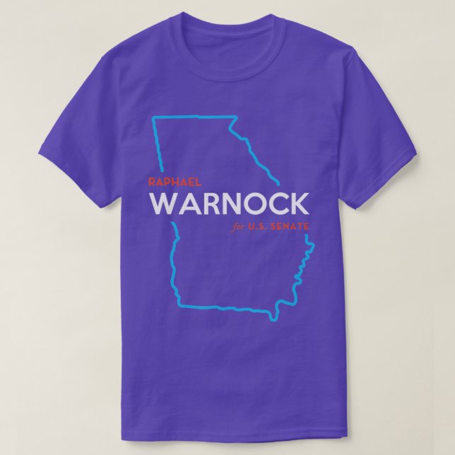 Raphael Warnock for Senator 2022 Senate Georgia Ca T-Shirt (Design Front)