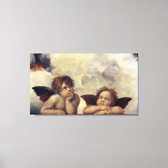 Raphael's Angels Canvas Print (Front)